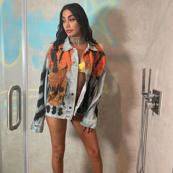 Kanye West - Yeezus - Vultures Merch Jean Jacket - Size Large - Picture 11 of 12